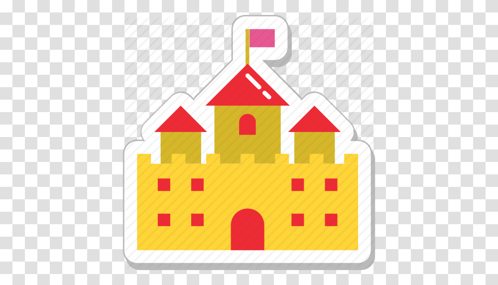 Building Castle Fort Medieval Sand Castle Icon, Logo Transparent Png