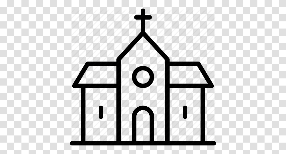 Building Christian Church Historic Monastery Old Pray Icon, Plan, Plot, Diagram, Fence Transparent Png
