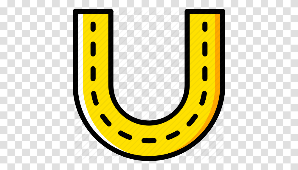 Building City Cityscape Curved Road Icon, Horseshoe Transparent Png