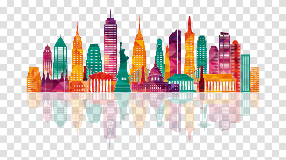 Building City Great England Colorful Hotel Plains Clipart Usa Vector, Urban, Architecture, High Rise Transparent Png