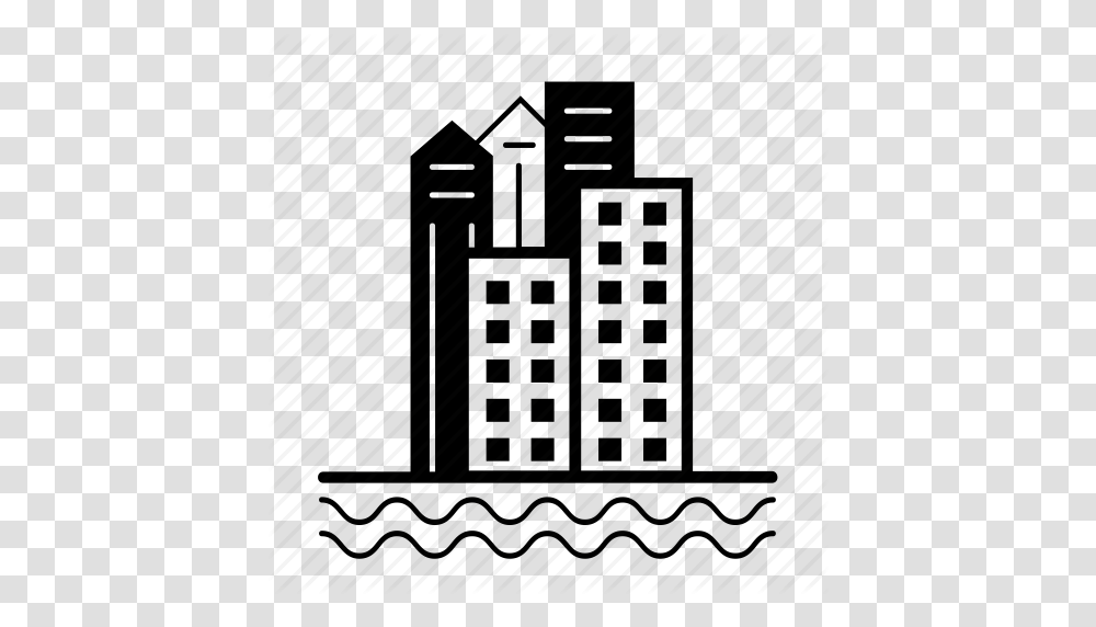 Building City Lake Modern River Urban Water Icon, Weapon, Weaponry, Ammunition Transparent Png