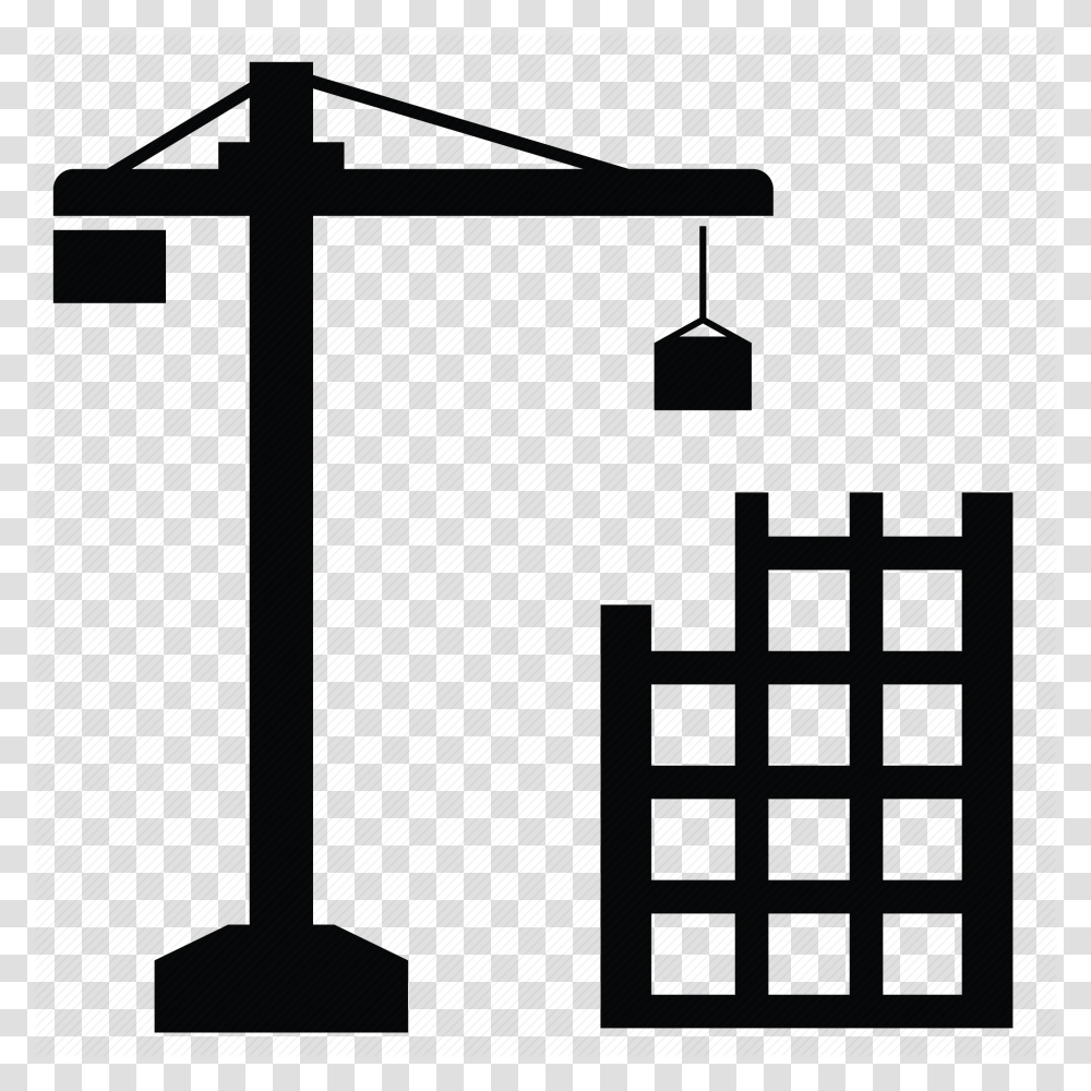 Building Construction Estate Home House Real Estate Tower, Machine, Gate Transparent Png