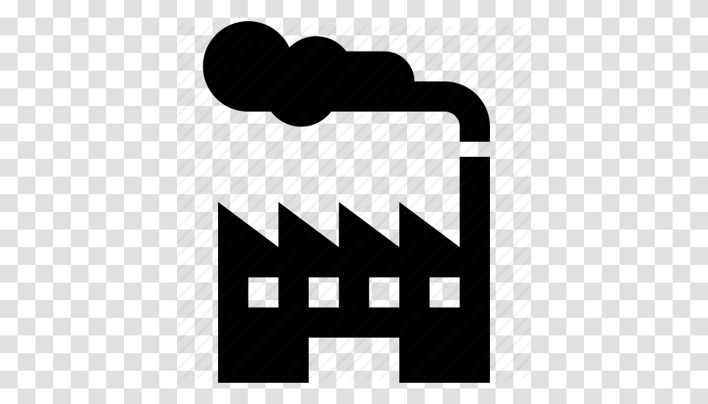 Building Construction Factory Industry Plant Smog Smoke Icon, Light, Scoreboard, Weapon, Weaponry Transparent Png