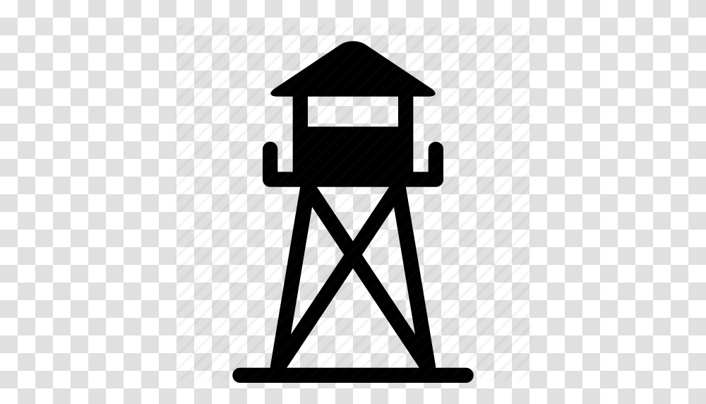 Building Construction Sentry Box Watchtower Icon, Water Tower, Stand, Shop, Furniture Transparent Png