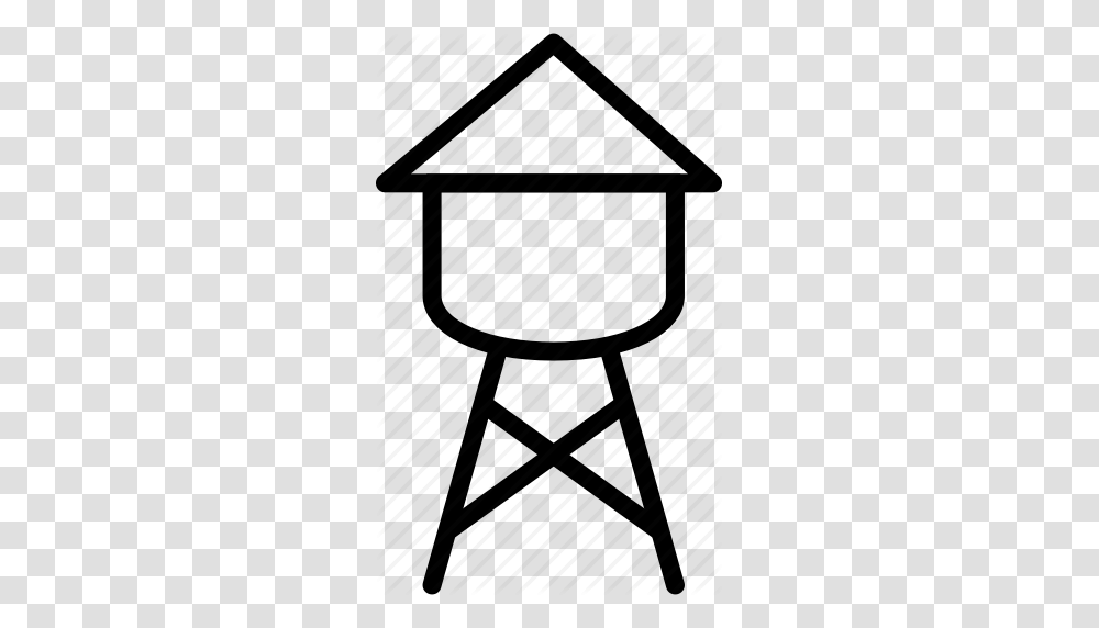 Building Construction Tower Water Icon, Chair, Furniture, Tabletop, Rug Transparent Png