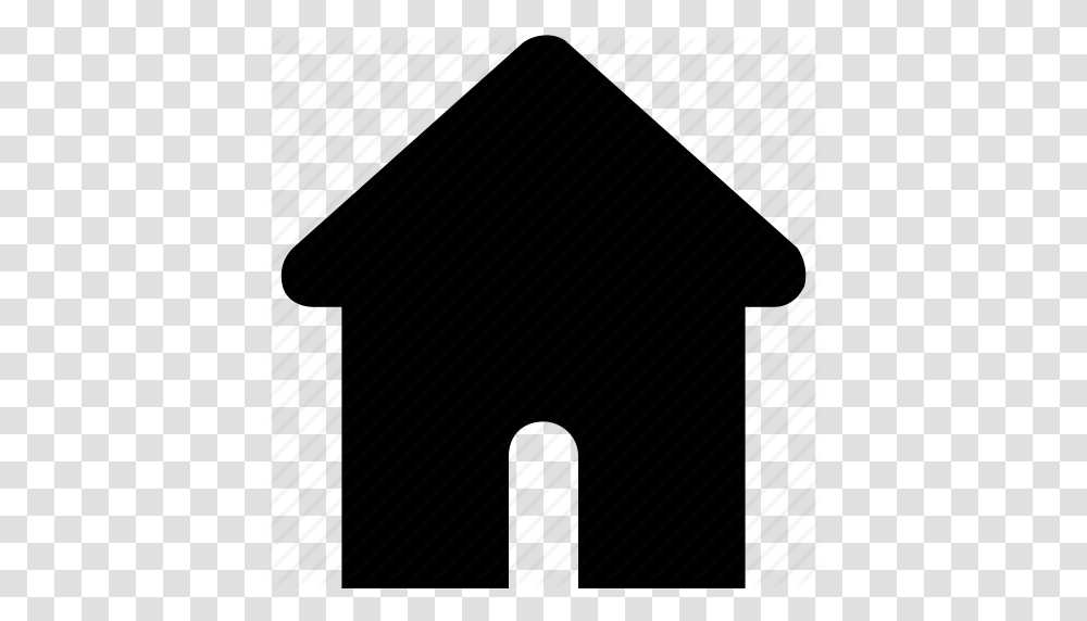 Building Cottage Home House Real Estate Icon, Housing, Silhouette, Nature, Triangle Transparent Png