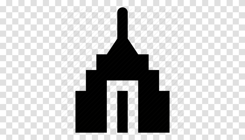 Building Empire State Icon, Silhouette, Stencil, Bottle Transparent Png