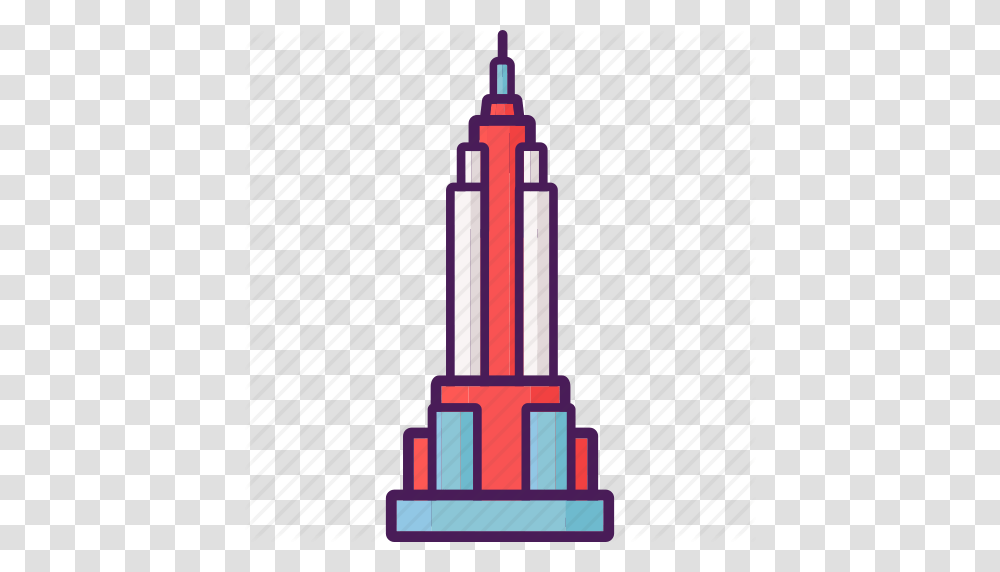 Building Empire State New York Skyscrapper Icon Transparent Png