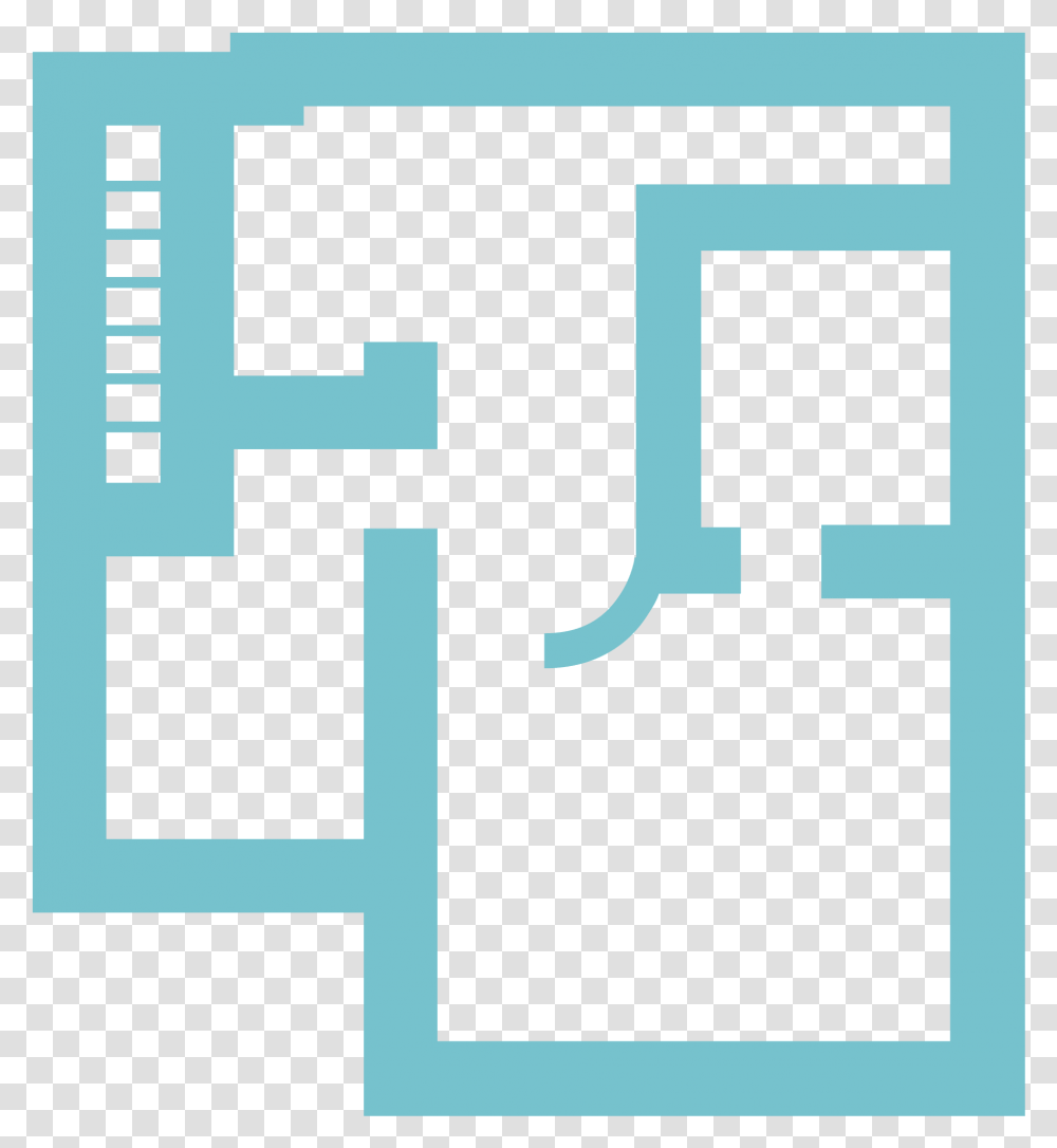 Building Floor Plan Icon, Cross, Word Transparent Png