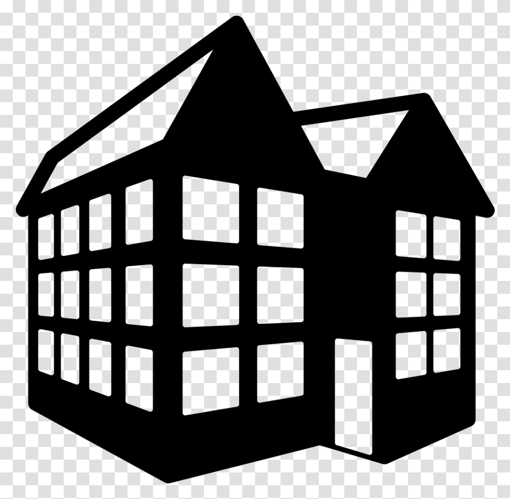 Building Icon Free Download, Housing, Nature, Stencil, Rug Transparent Png