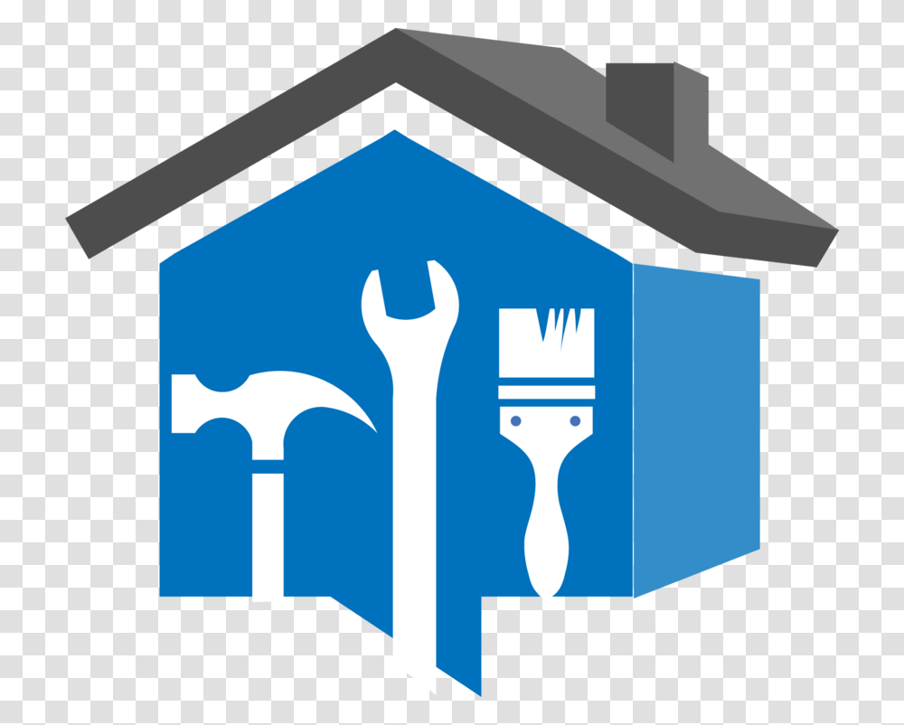 Building Logo Clipart Download Home Repair, Fork, Cutlery, Housing, House Transparent Png
