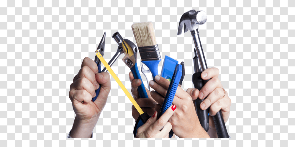 Building Maintenance Services, Hammer, Tool, Person, Human Transparent Png