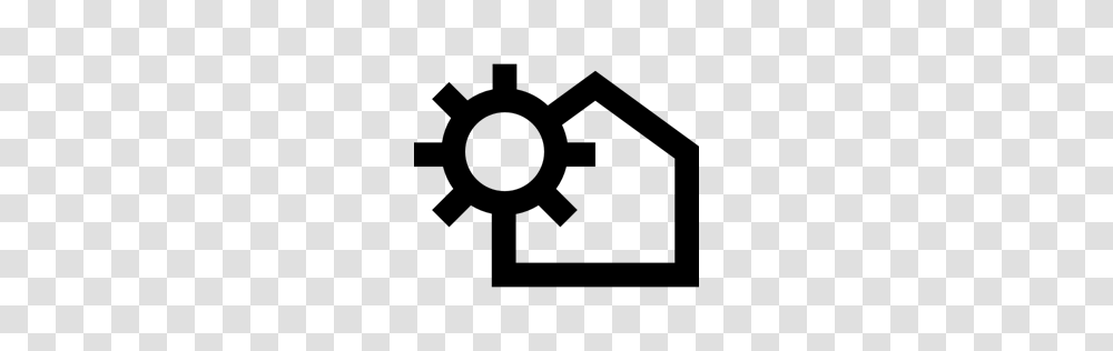 Building Outline Sun Interface Building House Outline House, Gray, World Of Warcraft Transparent Png