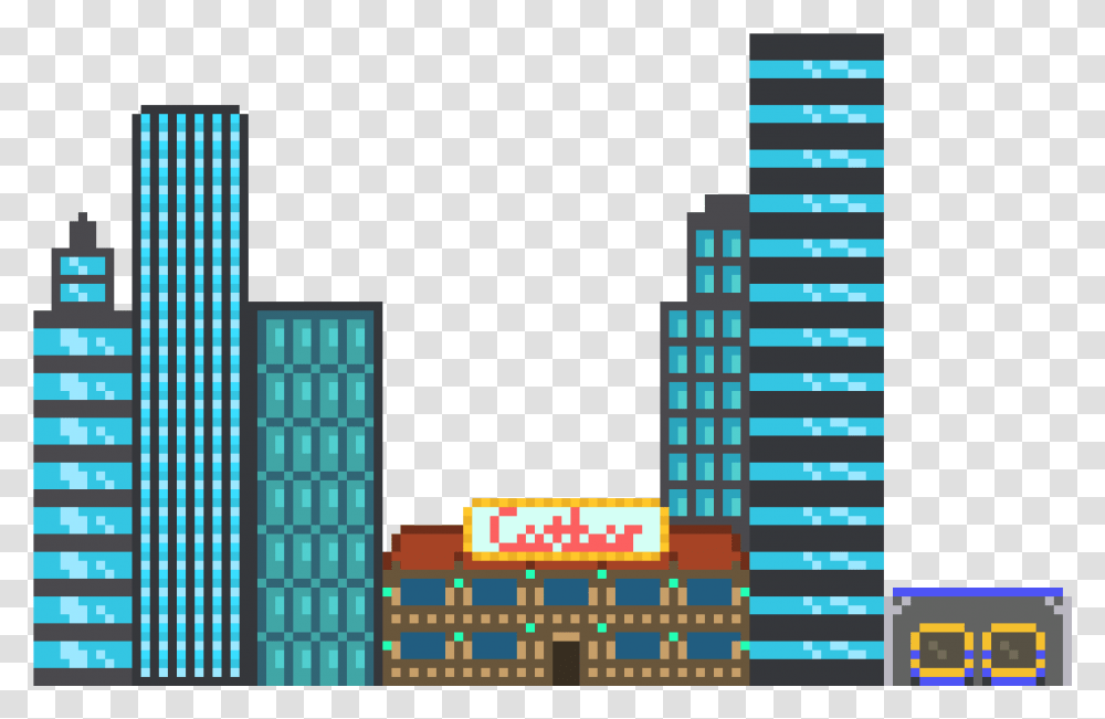 Building Pixel Art, Super Mario, Door, Pac Man Transparent Png