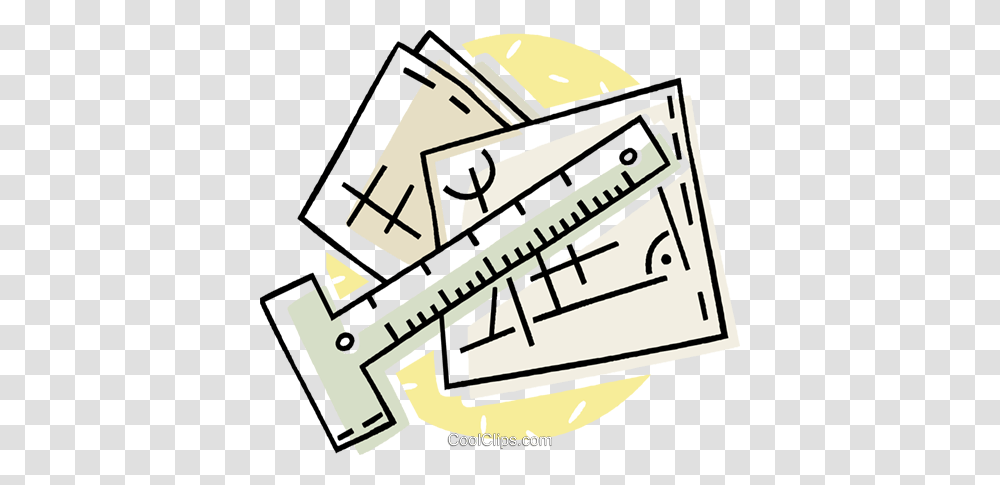 Building Plans With A Square Royalty Free Vector Clip Art, Planetarium, Architecture, Plot Transparent Png