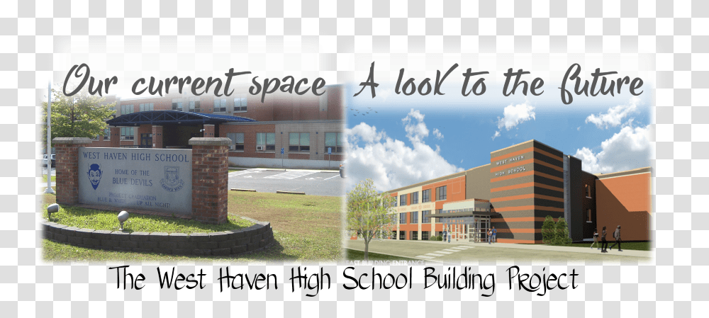Building Project West Haven High School New School, Person, Urban, Campus, Condo Transparent Png