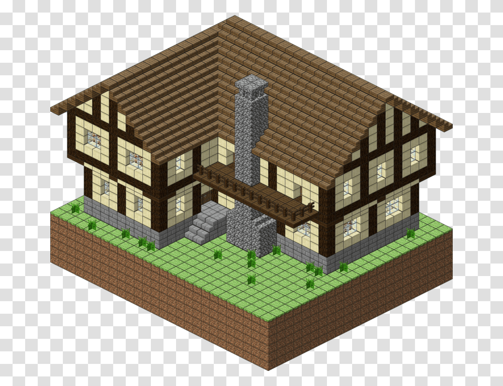 Building Shed House Xbox Minecraft Image High Quality Big Village House Minecraft, Toy, Road, Landscape Transparent Png