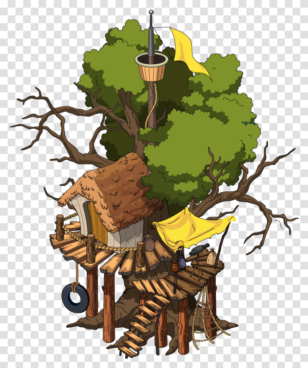Building Thelostboystreehouse Lost Boys Tree House, Vegetation, Plant, Nature, Land Transparent Png