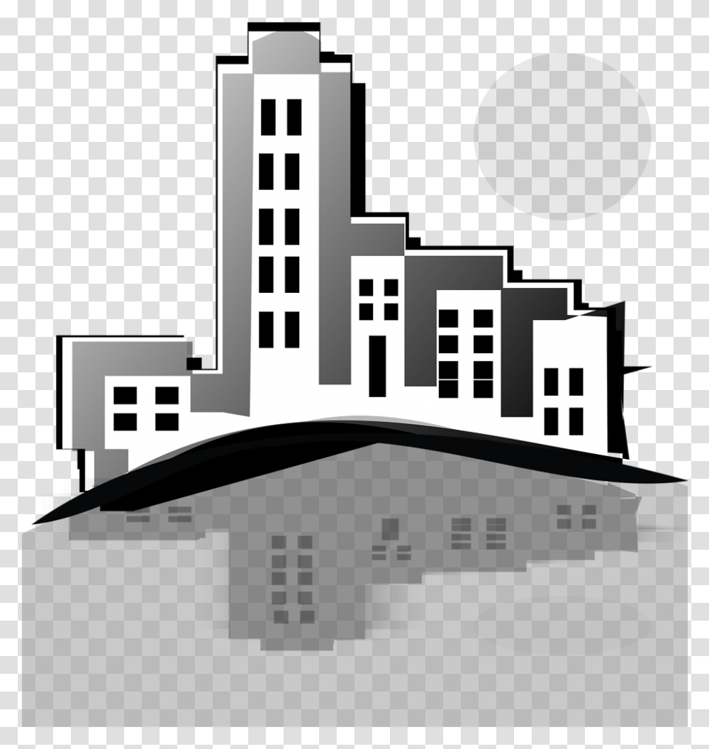 Buildings Free Stock Photo Building Background Black And White, Architecture, Plan, Plot Transparent Png