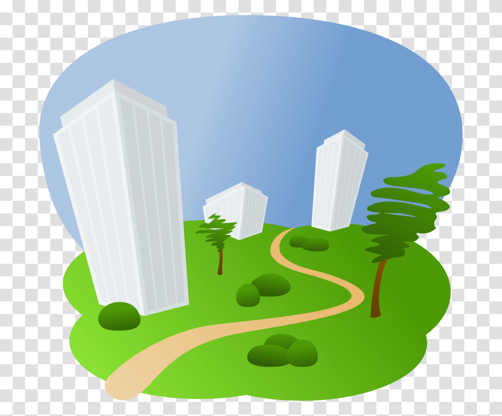 Buildings, Grass, Plant, Sphere Transparent Png