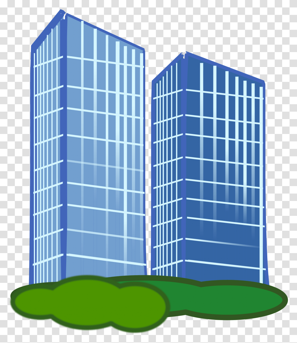 Buildings Offices Glass Clipart Building, High Rise, City, Urban, Town Transparent Png