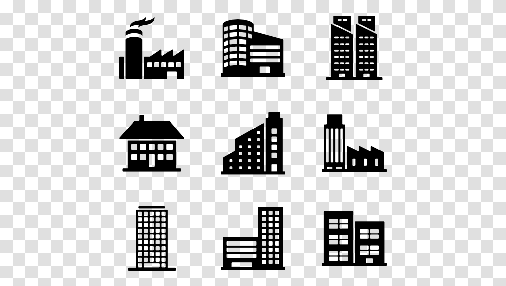 Buildings Skyscraper Icon, Gray, World Of Warcraft Transparent Png