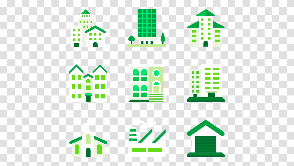 Buildings, Recycling Symbol, Number Transparent Png