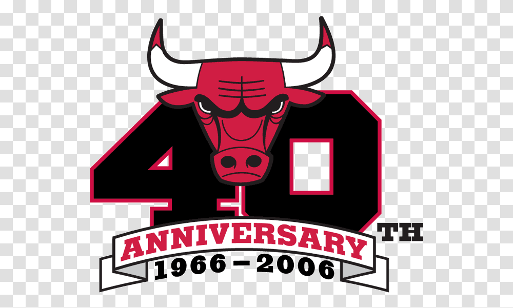 Bul Logo Logodix Chicago Bulls 30thanniversary, Label, Text, Mammal, Animal Transparent Png