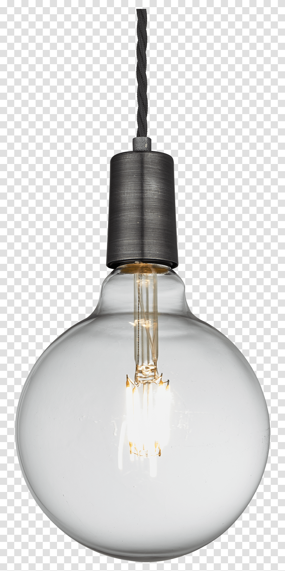 Bulb With Wire Hd, Light, Lightbulb, Lamp Transparent Png