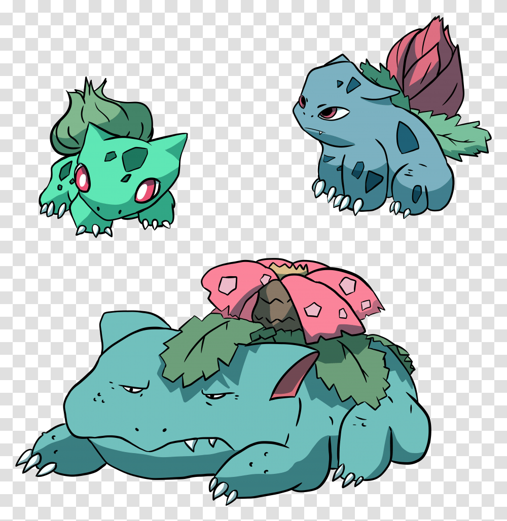 Bulbasaur Doodle, Animal, Drawing Transparent Png