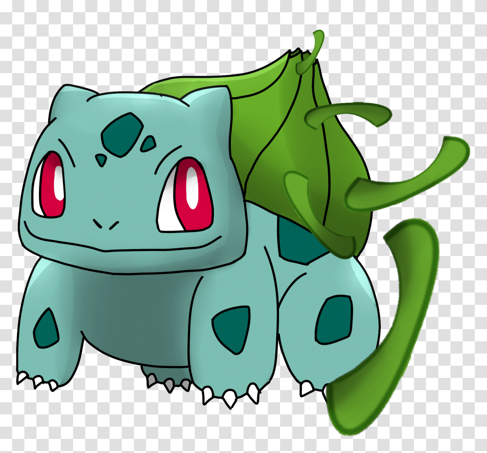 Bulbasaur Quick Hour Drawing, Green, Plant Transparent Png