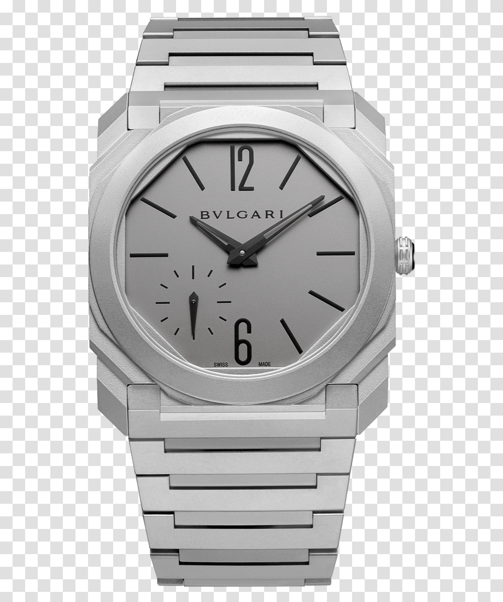 Bulgari Octo Finissimo Steel, Wristwatch, Clock Tower, Architecture, Building Transparent Png