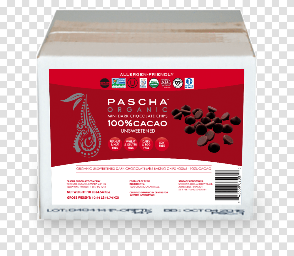 Bulk Keto Chocolate Mini Chips Chocolate Chip, Label, Poster, Advertisement Transparent Png