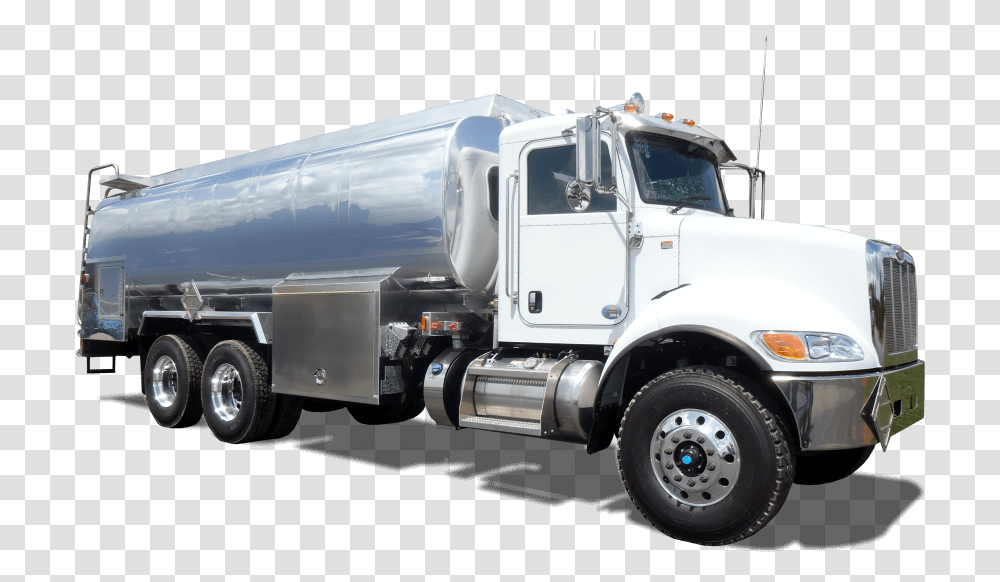 Bulk Water Delivery Truck, Vehicle, Transportation, Trailer Truck, Wheel Transparent Png