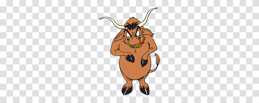 Bull Emotion, Mammal, Animal, Cattle Transparent Png