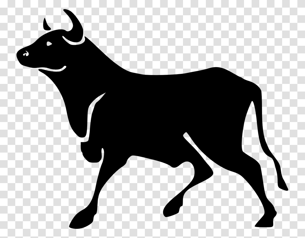 Bull Animal Buffalo Bull Clip Art, Gray, World Of Warcraft Transparent Png