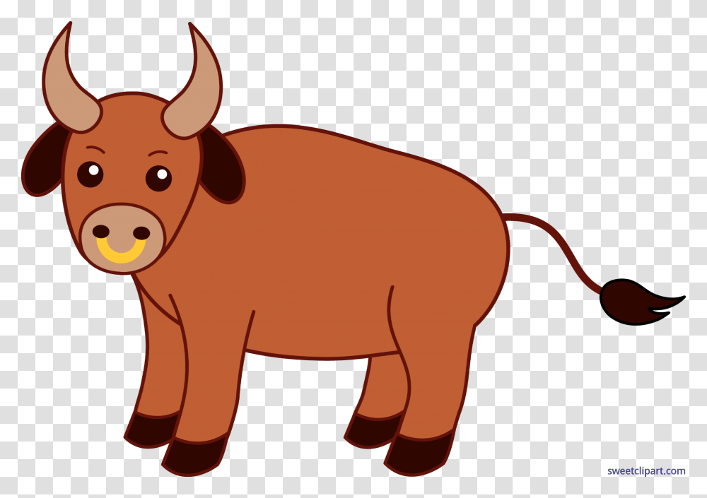 Bull Clip Art, Mammal, Animal, Cattle, Buffalo Transparent Png