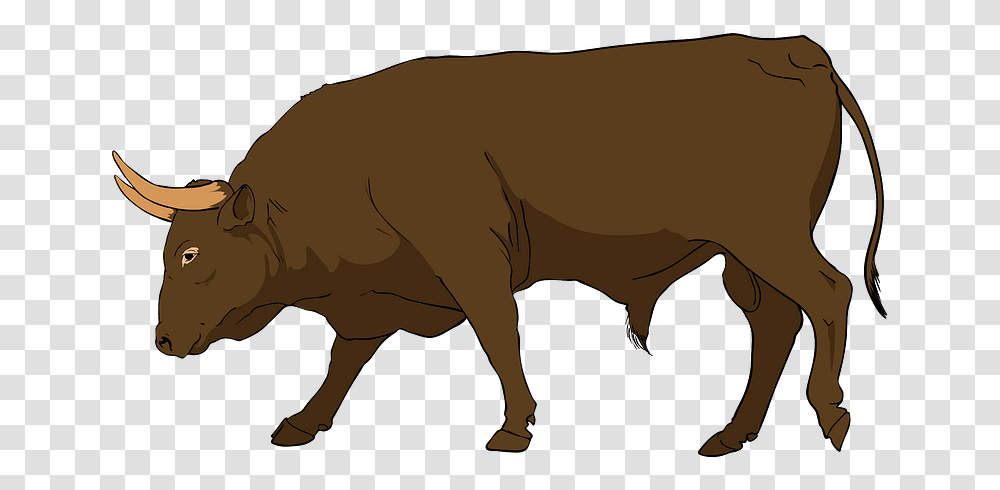 Bull Clipart, Mammal, Animal, Horse, Wildlife Transparent Png