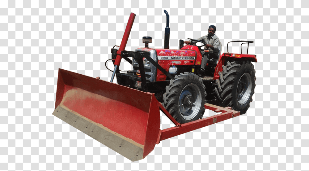 Bull Front End Loader Bull Tractor Dozer, Person, Human, Vehicle, Transportation Transparent Png
