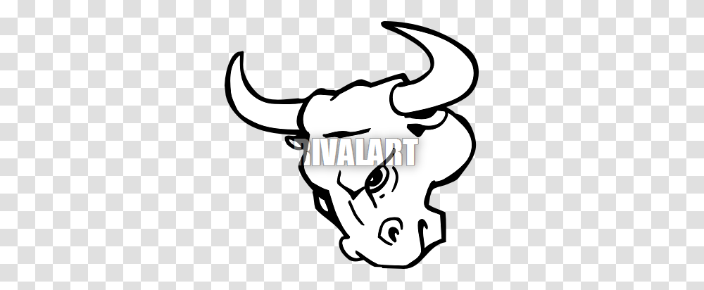 Bull Head Clipart, Mammal, Animal, Cattle, Ox Transparent Png