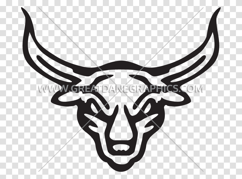 Bull Head Production Ready Artwork For T Shirt Printing, Bow, Animal, Insect Transparent Png