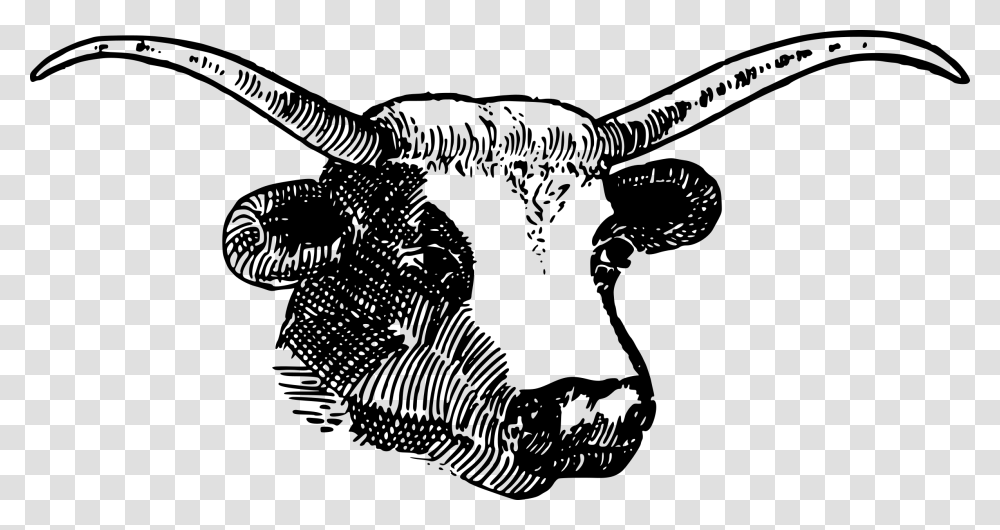 Bull Head With Horns Clip Arts, Gray, World Of Warcraft Transparent Png