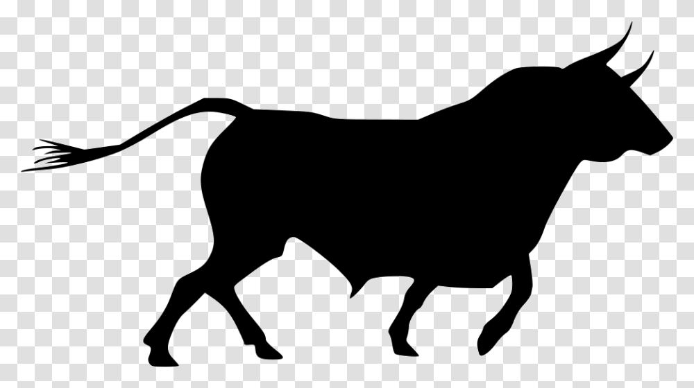 Bull Icon Free Download, Mammal, Animal, Silhouette, Horse Transparent Png