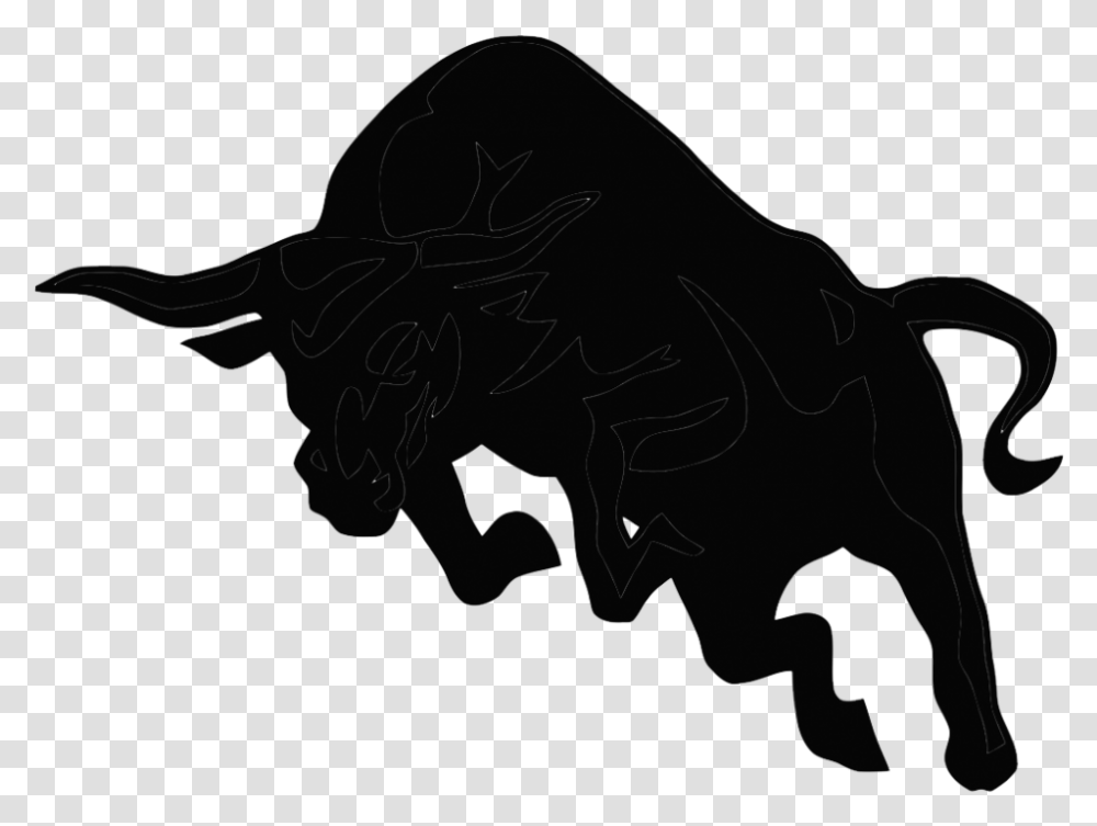 Bull Image For Designing Work Bull, Statue, Sculpture, Mammal Transparent Png