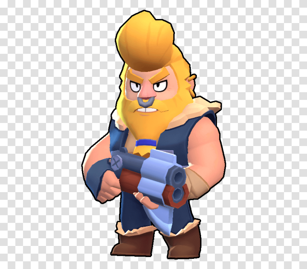 Bull In Brawl Stars Brawlers Cartoon, Angry Birds, Person, Human Transparent Png