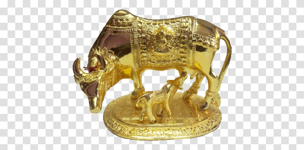 Bull, Ivory, Gold, Treasure Transparent Png