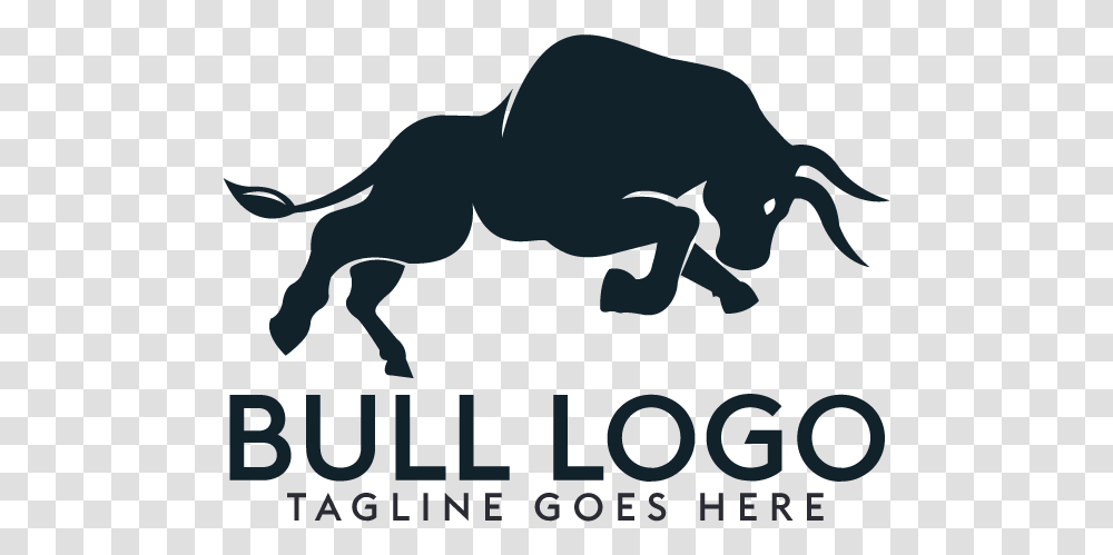 Bull Logo Design Bull Logo, Poster, Advertisement, Animal, Mammal Transparent Png