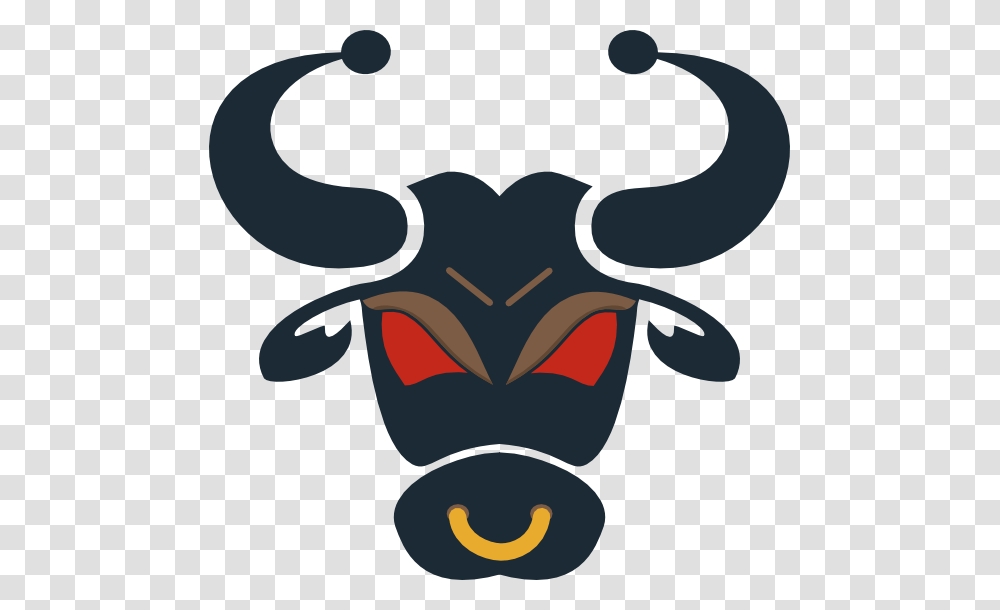 Bull Logo Download, Stencil, Label, Animal Transparent Png