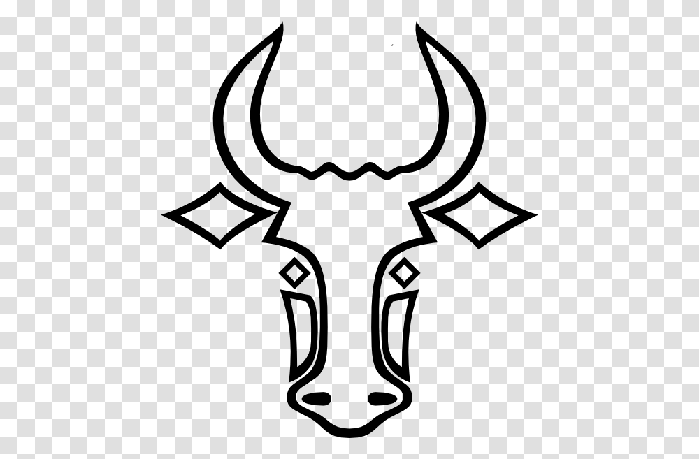 Bull Outline Clip Art, Stencil, Emblem Transparent Png