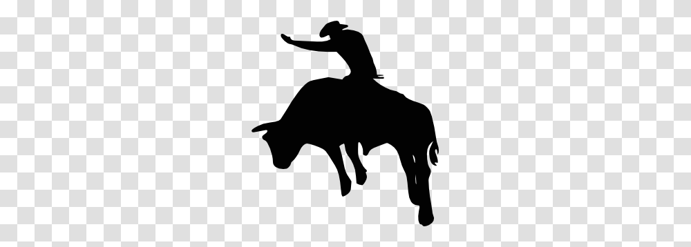Bull Rider Style C Bampm Expressions, Silhouette, Stencil, Duel, Ninja Transparent Png